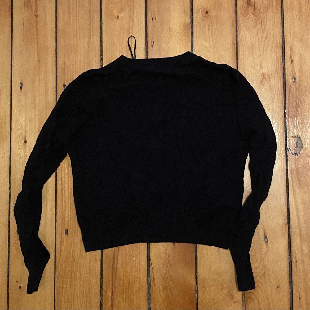 preppy black cardigan - Picture 2 of 2